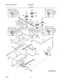 05 - Burner parts for Frigidaire Range FGGS3065PFC from AppliancePartsPros.com