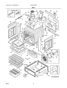 04 - Body parts for Electrolux Range FGGS3065PFP from AppliancePartsPros.com