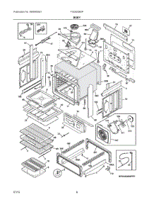 04 - Body parts for Electrolux Range FGGS3065PWJ from AppliancePartsPros.com