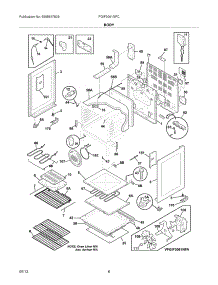07 - Body parts for Frigidaire Range FGIF3061NFC from AppliancePartsPros.com