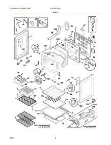 04 - Body parts for Electrolux Range FGIF3061NFD from AppliancePartsPros.com
