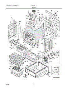04 - Body parts for Electrolux Range FGIS3065PFD from AppliancePartsPros.com