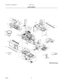 02 - Oven, Cabinet parts for Electrolux Microwave FGMV175QFA from AppliancePartsPros.com