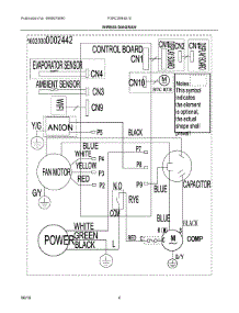 03 - Wiring Diagram parts for Electrolux Air Conditioner FGRC0844S10 from AppliancePartsPros.com