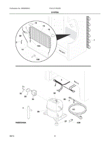 04 - System parts for Electrolux Freezer FGVU21F8QFB from AppliancePartsPros.com