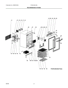02 - Recommended Spares parts for Electrolux Wine Cooler FGWC46L3SS from AppliancePartsPros.com