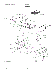 05 - Drawer parts for Frigidaire Warming Drawer FGWD3065PF from AppliancePartsPros.com