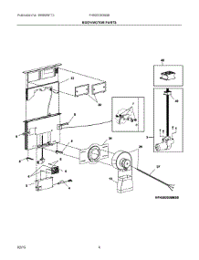 03 - Body / Motor Parts parts for Electrolux Hood FH30DD50MSB from AppliancePartsPros.com