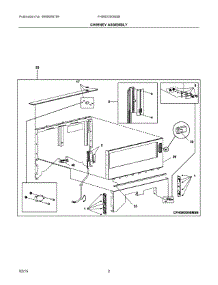 02 - Chimney Assembly parts for Electrolux Hood FH36DD50MSB from AppliancePartsPros.com