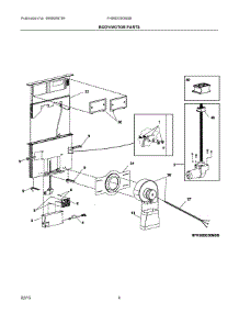 03 - Body / Motor Parts parts for Electrolux Hood FH36DD50MSB from AppliancePartsPros.com