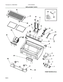 02 - Replacement Parts parts for Electrolux Hood FHWC3050RSA from AppliancePartsPros.com