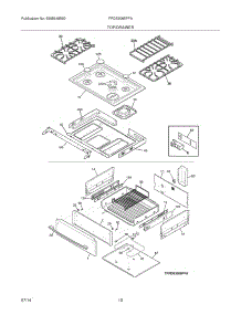 09 - Top / Drawer parts for Frigidaire Range FPDS3085PFA from AppliancePartsPros.com