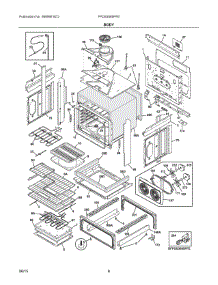 04 - Body parts for Electrolux Range FPDS3085PFE from AppliancePartsPros.com