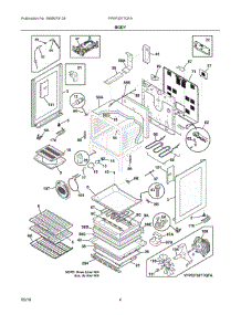 03 - Body parts for Electrolux Range FPEF3077QFA from AppliancePartsPros.com