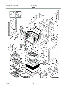 03 - Body parts for Electrolux Range FPEF3081MFF from AppliancePartsPros.com
