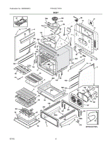 03 - Body parts for Electrolux Range FPEH3077RFA from AppliancePartsPros.com
