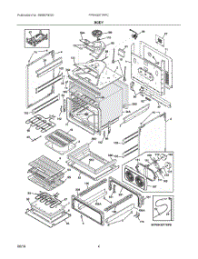 03 - Body parts for Electrolux Range FPEH3077RFC from AppliancePartsPros.com