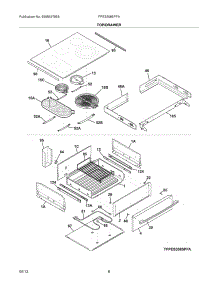 07 - Top / Drawer parts for Frigidaire Range FPES3085PFA from AppliancePartsPros.com