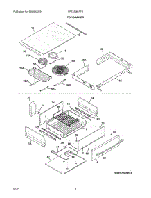 07 - Top / Drawer parts for Frigidaire Range FPES3085PFB from AppliancePartsPros.com