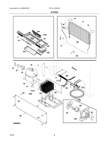04 - System parts for Electrolux Freezer FPFU19F8QFA from AppliancePartsPros.com