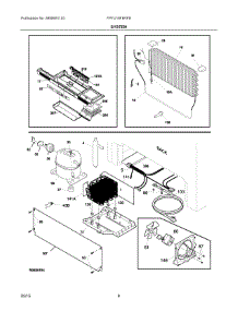 04 - System parts for Electrolux Freezer FPFU19F8RFB from AppliancePartsPros.com