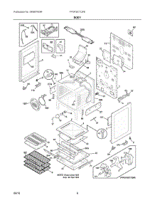 04 - Body parts for Electrolux Range FPGF3077QFE from AppliancePartsPros.com