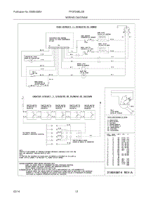 12 - Wiring Diagram parts for Frigidaire Range FPGF3685LSB from AppliancePartsPros.com