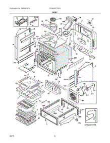 04 - Body parts for Electrolux Range FPGH3077RFA from AppliancePartsPros.com