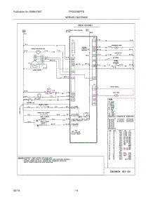 12 - Wiring Diagram parts for Frigidaire Range FPGS3085PFB from AppliancePartsPros.com