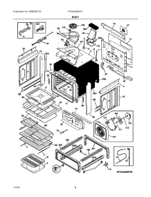 04 - Body parts for Electrolux Range FPGS3085PFC from AppliancePartsPros.com