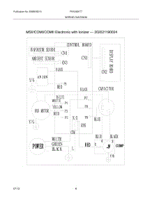 04 - Wiring Diagram parts for Frigidaire Room Air Conditioner FRA065AT724 from AppliancePartsPros.com