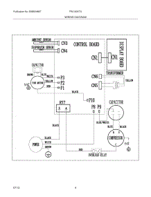 04 - Wiring Diagram parts for Frigidaire Room Air Conditioner FRA103KTA11 from AppliancePartsPros.com
