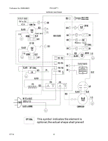 04 - Wiring Diagram parts for Frigidaire Room Air Conditioner FRA123PT110 from AppliancePartsPros.com