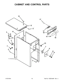 06 - Cabinet And Control Parts parts for Whirlpool Compactor GC900QPPQ5 from AppliancePartsPros.com