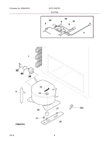 07 - System parts for Frigidaire Freezer GLFC1526FWC from AppliancePartsPros.com