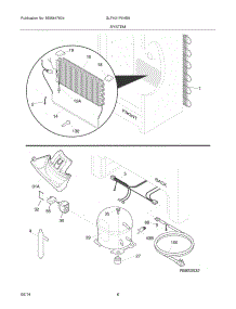 07 - System parts for Frigidaire Freezer GLFH21F8HBN from AppliancePartsPros.com