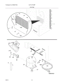 07 - System parts for Frigidaire Freezer GLFH21F8HBP from AppliancePartsPros.com