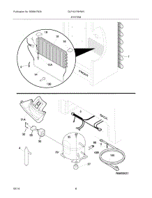 07 - System parts for Frigidaire Freezer GLFH21F8HWN from AppliancePartsPros.com