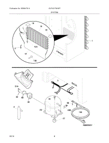 07 - System parts for Frigidaire Freezer GLFH21F8HWP from AppliancePartsPros.com