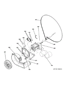 06 - Blower & Motor parts for Ge Washer Dryer Combo GTUP270GM4WW from AppliancePartsPros.com