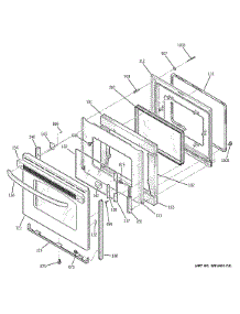 04 - Door parts for Ge Range JBS60RF1SS from AppliancePartsPros.com