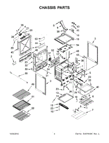 03 - Chassis Parts parts for Maytag Range JDS1450CDP0 from AppliancePartsPros.com