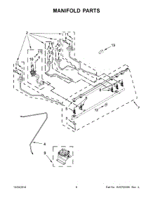 04 - Manifold Parts parts for Maytag Range JDS1450CDP0 from AppliancePartsPros.com