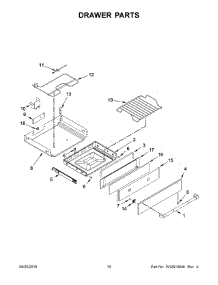 06 - Drawer Parts parts for Maytag Range JDS1450CDP1 from AppliancePartsPros.com