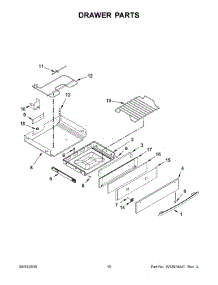 06 - Drawer Parts parts for Maytag Range JDS1450CDS1 from AppliancePartsPros.com