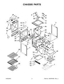 03 - Chassis Parts parts for Maytag Range JDS1450DP0 from AppliancePartsPros.com