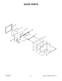 05 - Door Parts parts for Maytag Range JDS1450DS1 from AppliancePartsPros.com