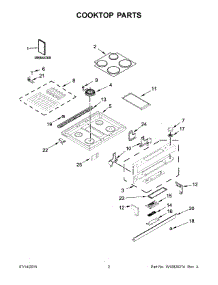 02 - Cooktop Parts parts for Maytag Range JDS1750CEP0 from AppliancePartsPros.com