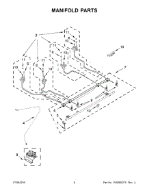 04 - Manifold Parts parts for Maytag Range JDS1750CES0 from AppliancePartsPros.com