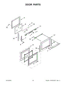 06 - Door Parts parts for Maytag Range JDS1750EB1 from AppliancePartsPros.com